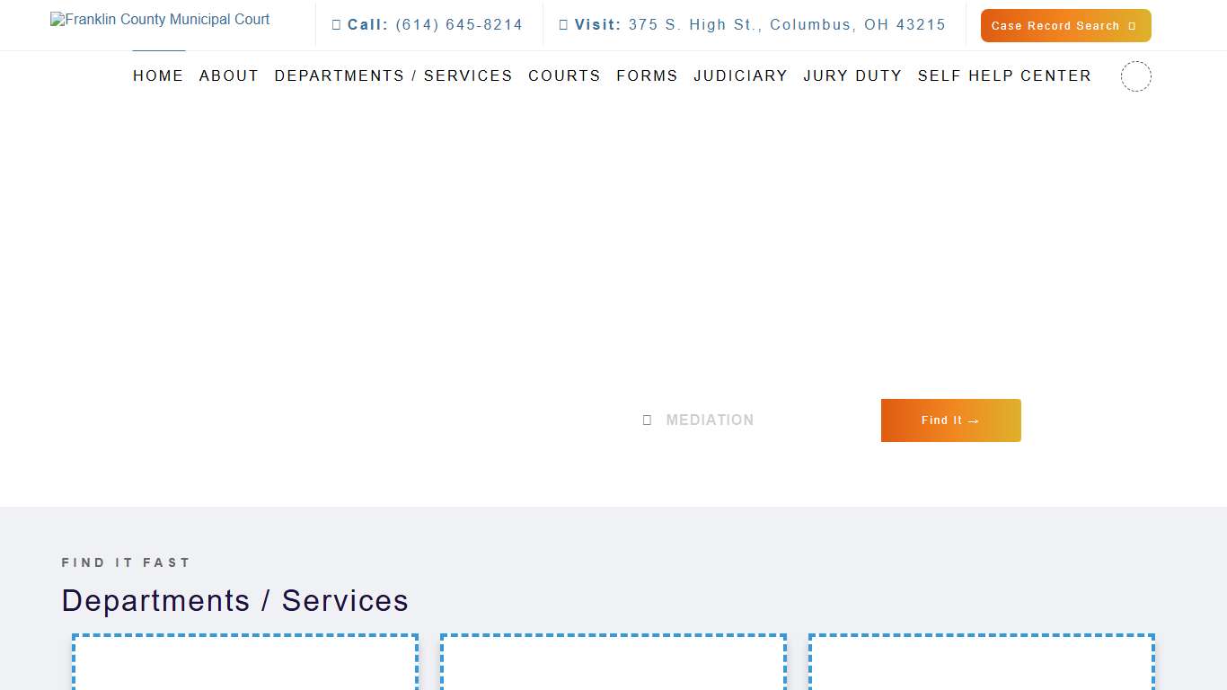 Franklin County Municipal Court - Franklin County Municipal Court Find Resources